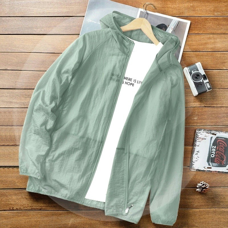 Summer Light Breathable Ice Silk Sun Protection Jacket