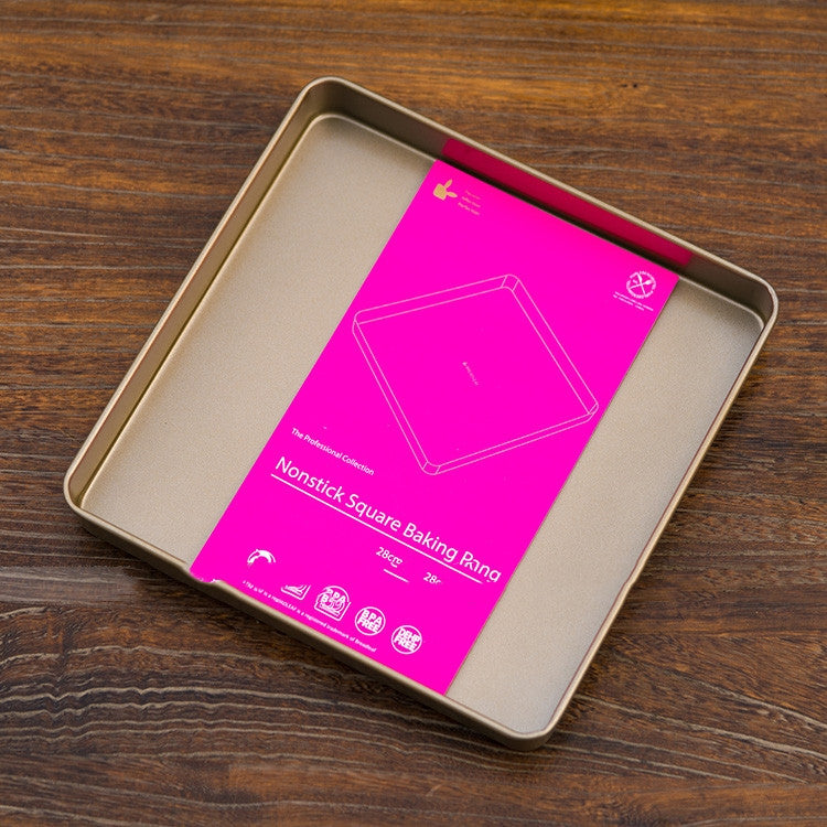 Champagne Gold Non-stick 2828cm Square Baking Pan