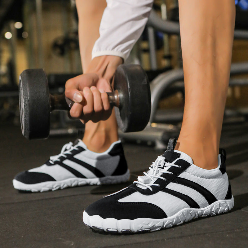 Men's Wide Toe Couple Casual Shoes Riding Shoes Comprehensive Sneaker Wide Last Hiking