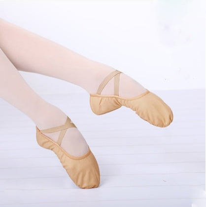 Dance Shoes Women Camel Soft Soled Training Shoes Classical Dance