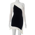 Waist-tight Slit Skirt Irregular Dress Women