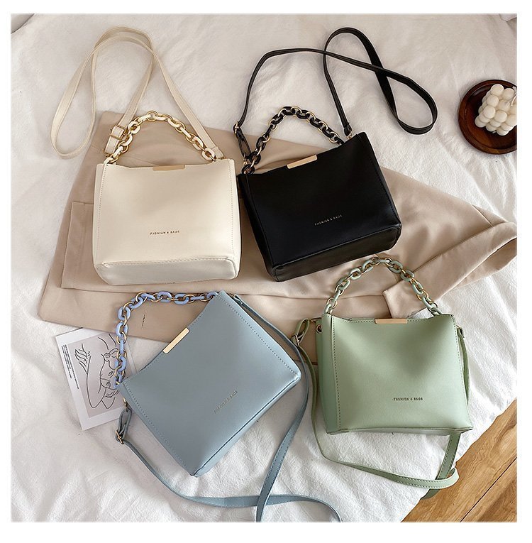 All-match One-shoulder Portable Messenger Bag Fashion Bucket Bag