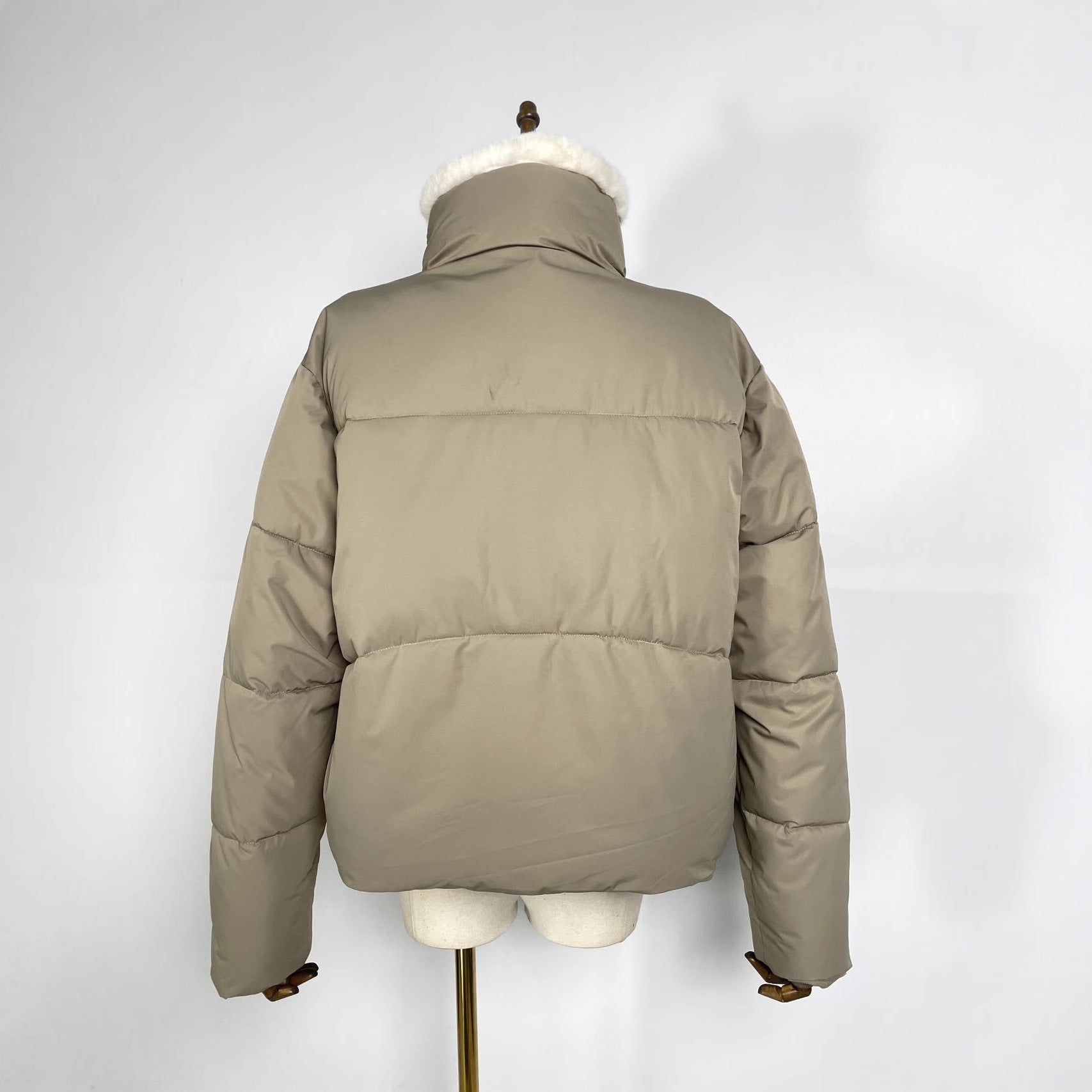 Stitching Thickening Short Retro Cotton Coat Jacket