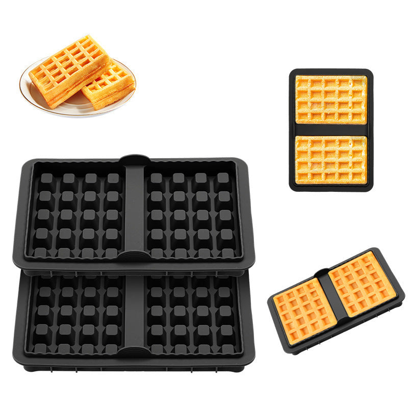 Household Portable Air Fryer Silicone Waffle Baking Pan