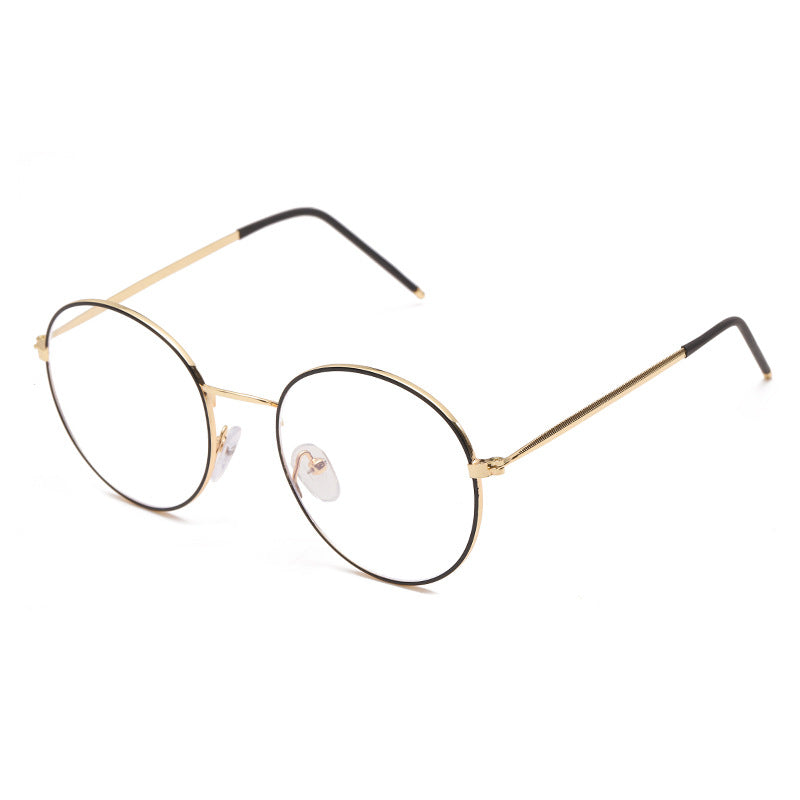 Anti Blue Glasses Metal Round Fashion