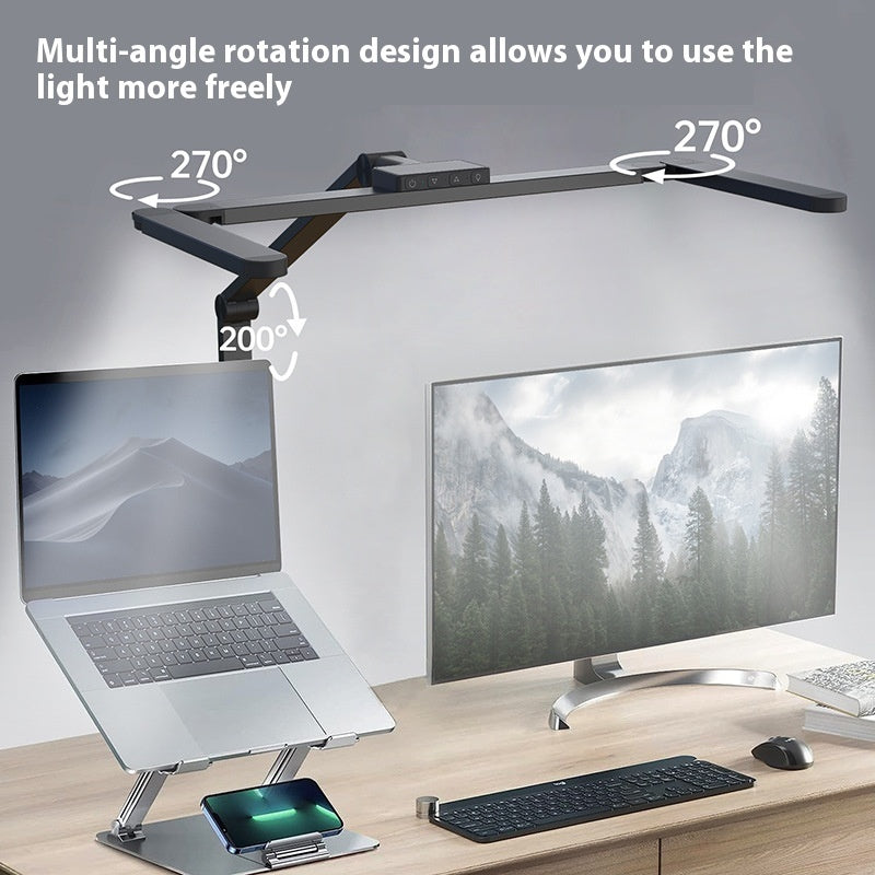 High-end Work Office Nail Table Lamp Folding Disassembly Table Lamp With Clamp Eye Protection Learning Table Lamp
