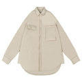 Japanese Casual Quilted Padded Shirt-style Cotton Jacket