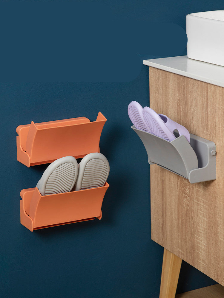 Shoe Storage Artifact Toilet Free Punch Rack