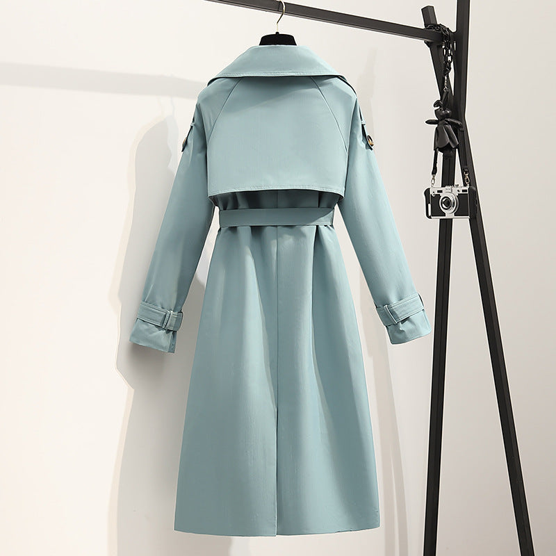 Women's New Small Mid-length Windbreaker Jacket