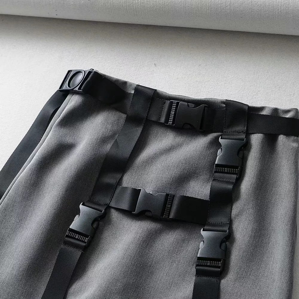 Korean college style A-line skirt