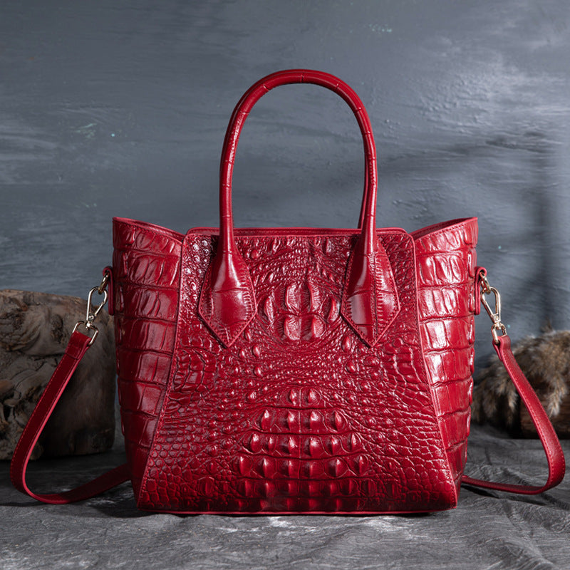 New women's handbag retro large capacity tote bag