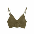 Sexy strap knit bra