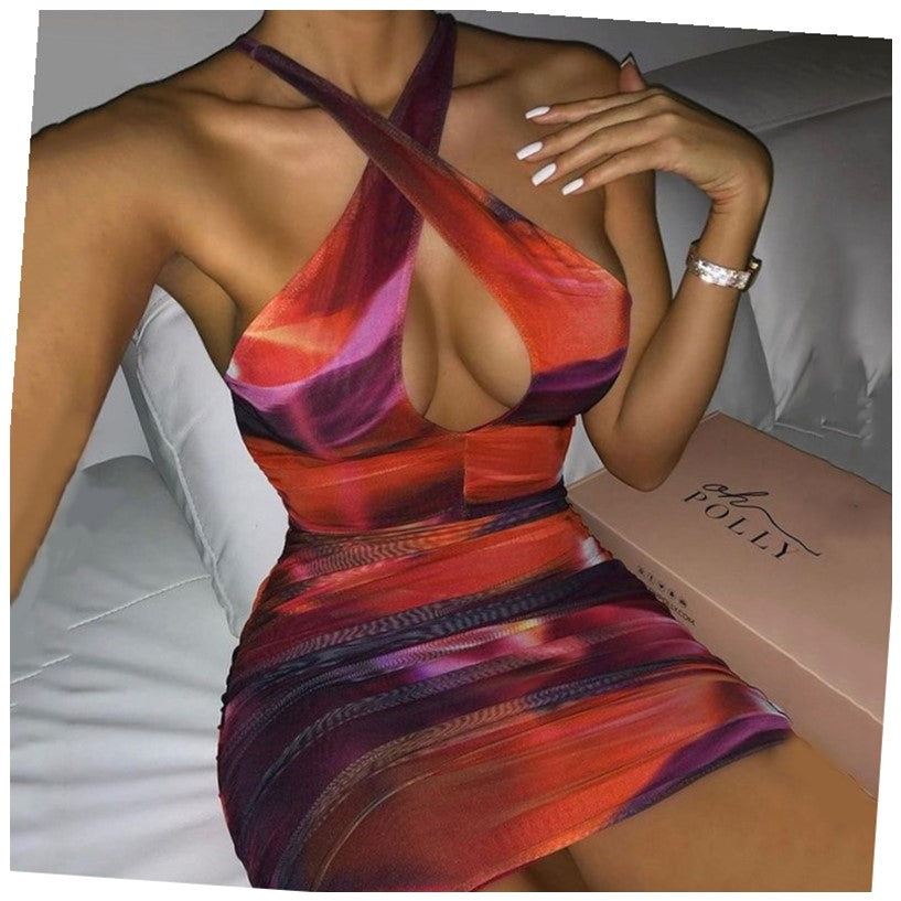 Sexy Jumpsuit Skirt With Neck Tight And Backless