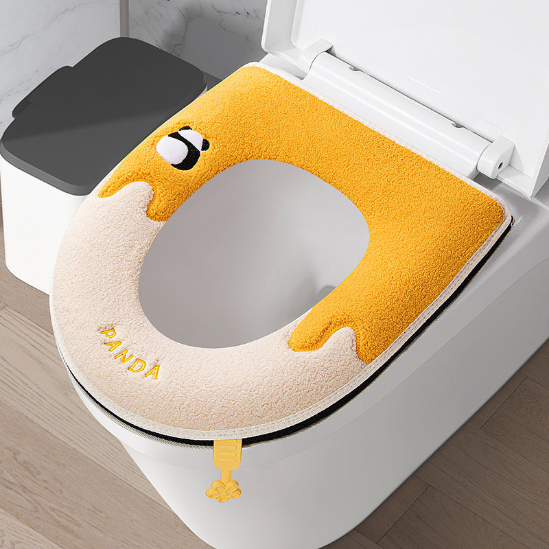 Toilet Mat Thickened Household Closestool Cushion Waterproof Cover