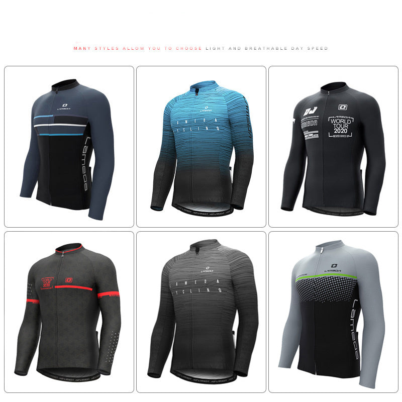 Men's Fashion And Comfort  Long Sleeve Cycling Jersey