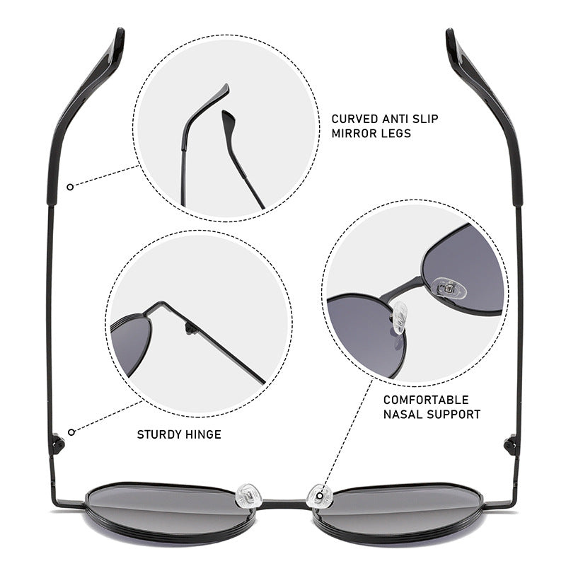 Round Metal Sunglasses UV400 Sunglasses