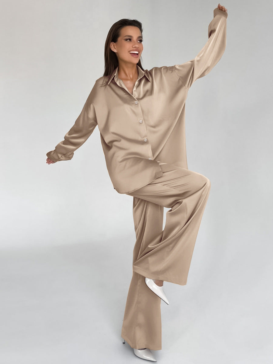Women's Fashion Casual Loose Lapels Draping Suit