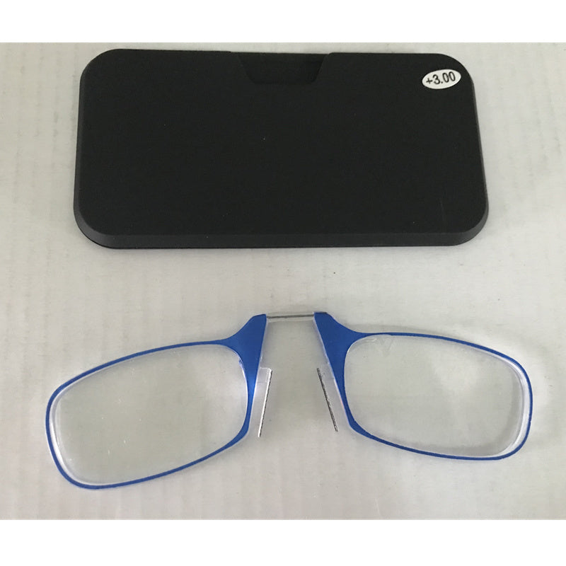 Clip-on reading glasses SOS wallet emergency glasses