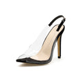 Transparent Film Sexy Fish Mouth Women's Sandals
