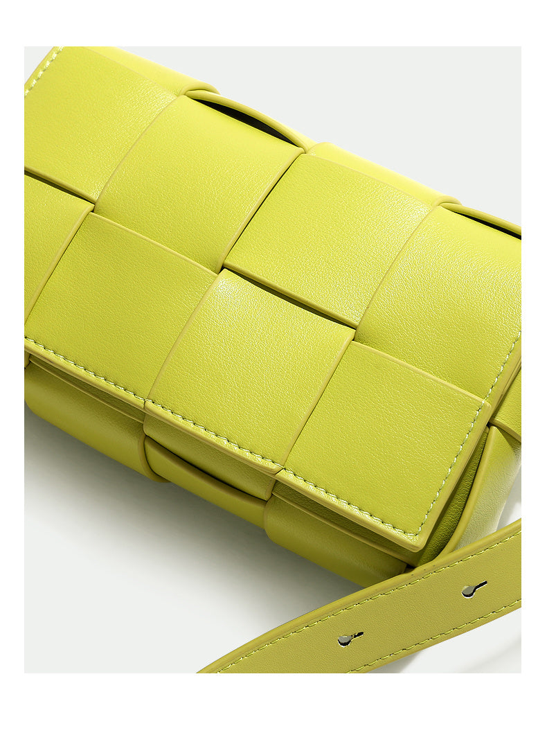 Leather Belt bag Fashion All-match Chest Bag Shoulder Messenger Small Square Bag