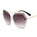Ocean Piece Sunglasses European And American Trend Glasses Cut-edge Sunglasses
