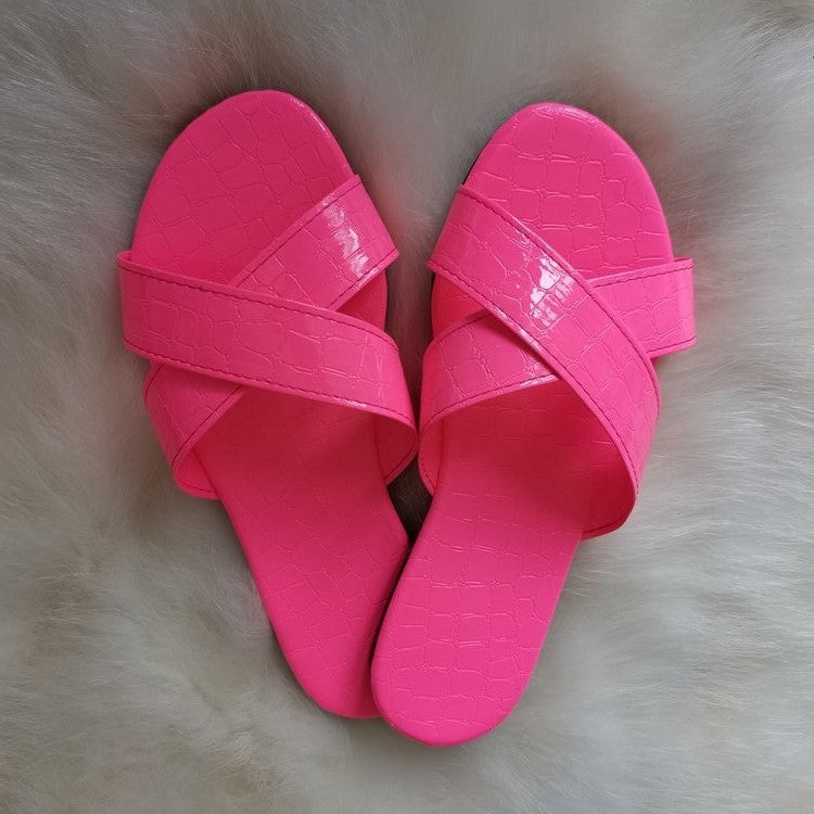 Summer Women's Sandals Flat Large Size Slippers