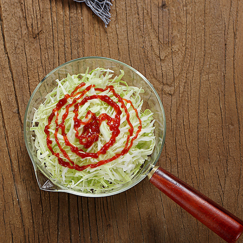 Borosilicate Heat-Resistant Transparent Glass Milk Pan