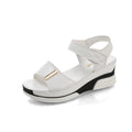 Fish Mouth Sandals Women's Platform High-heeled Wedge Velcro