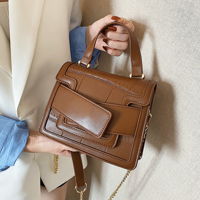 Simple Portable Messenger Small Square Bag