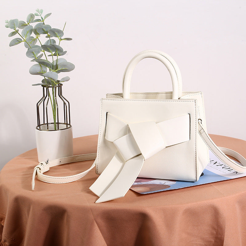Niche Design Knotted Simple Female Bag Portable Small Square Bag New Fashion All-Match Single Shoulder Messenger Bag