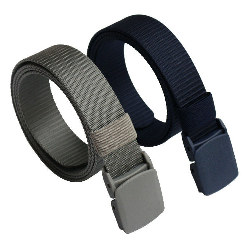 Men's Non-metallic Nylon Canvas Belt