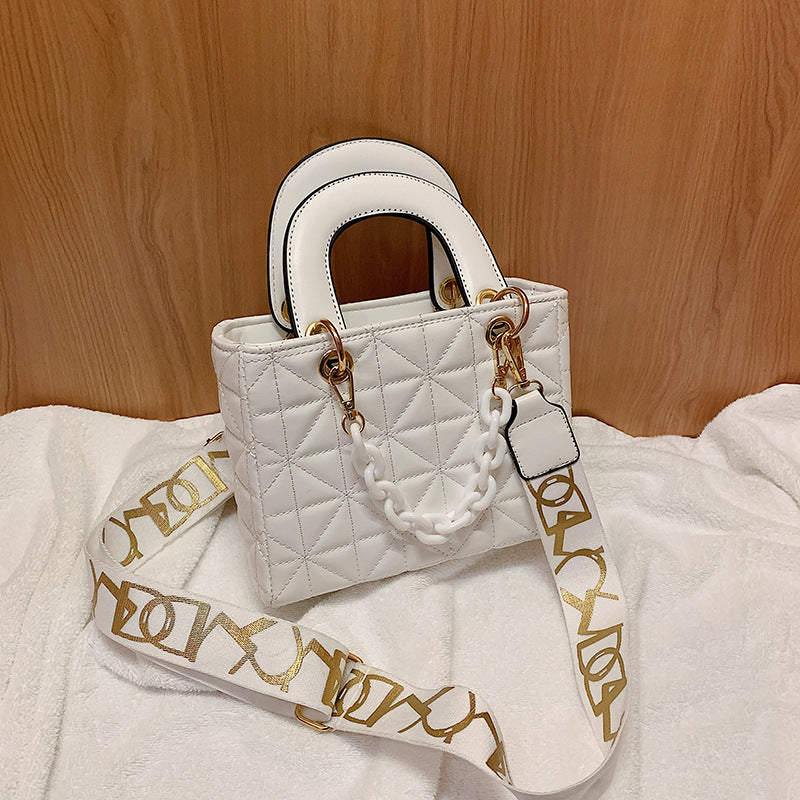 Fashion Western-style Portable Small Square Bag Texture Messenger Bag