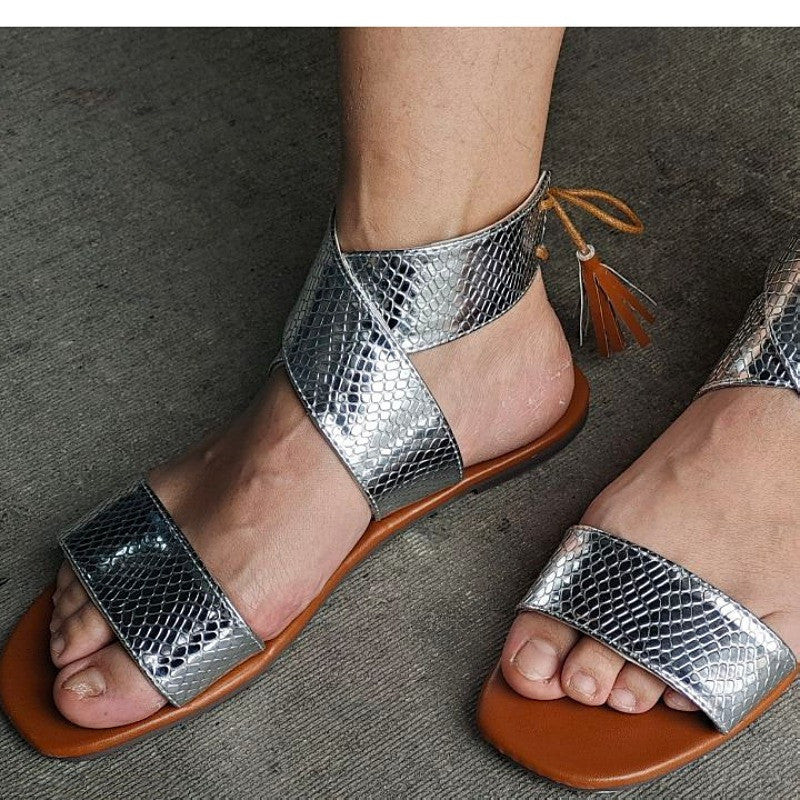 High Top Ladies Strappy Sandals Fish Mouth