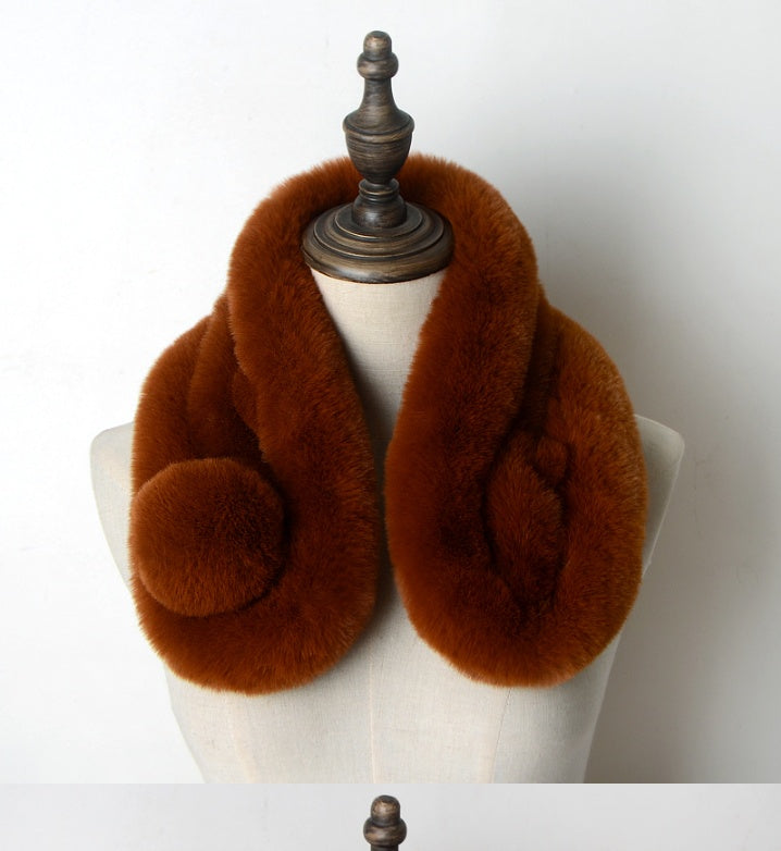 Faux Fur Warm Scarf