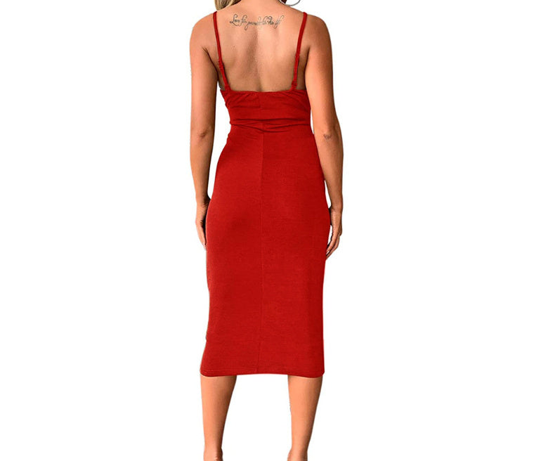 Winter Fleece Lining Sexy Suspender Women's Skirt Coat Two-piece Set