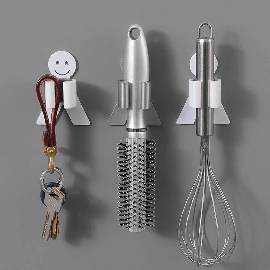 Bathroom toilet mop hook
