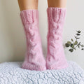 Knitting stockings home WOOL pile stockings woman