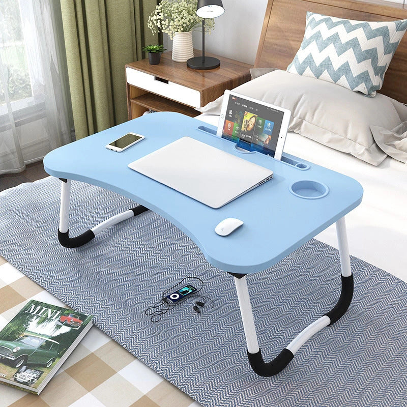 Notebook folding computer table