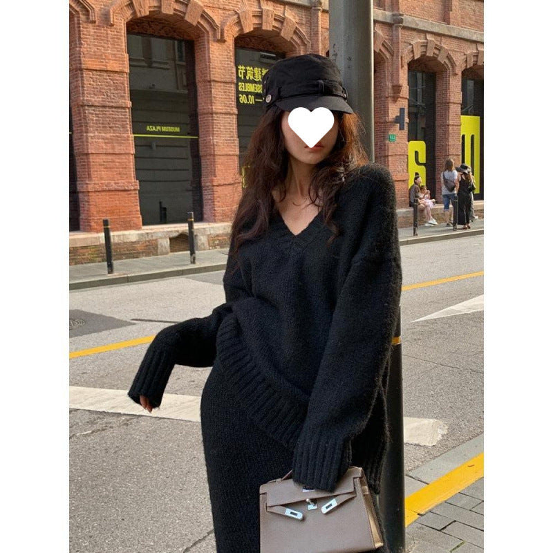Idle Style Sweater Suit Skirt Women