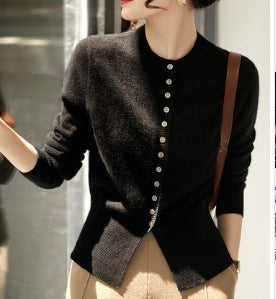 Women's Knitted Cardigan For Autumn And Winter Chanel Style Sweater