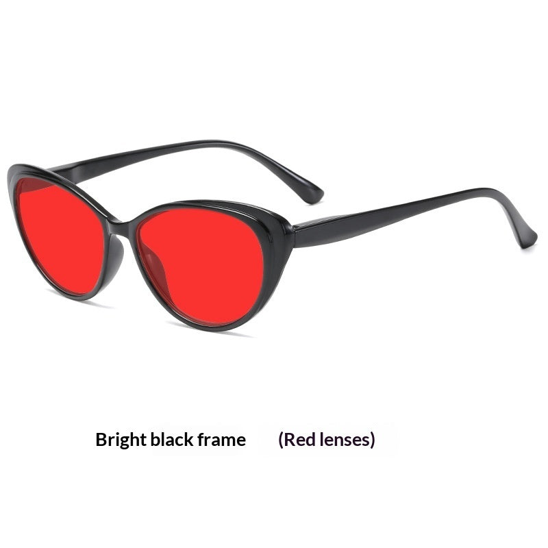 Retro Cat-eye Night Vision Blue Light Blocking Sunglasses For Men And Women