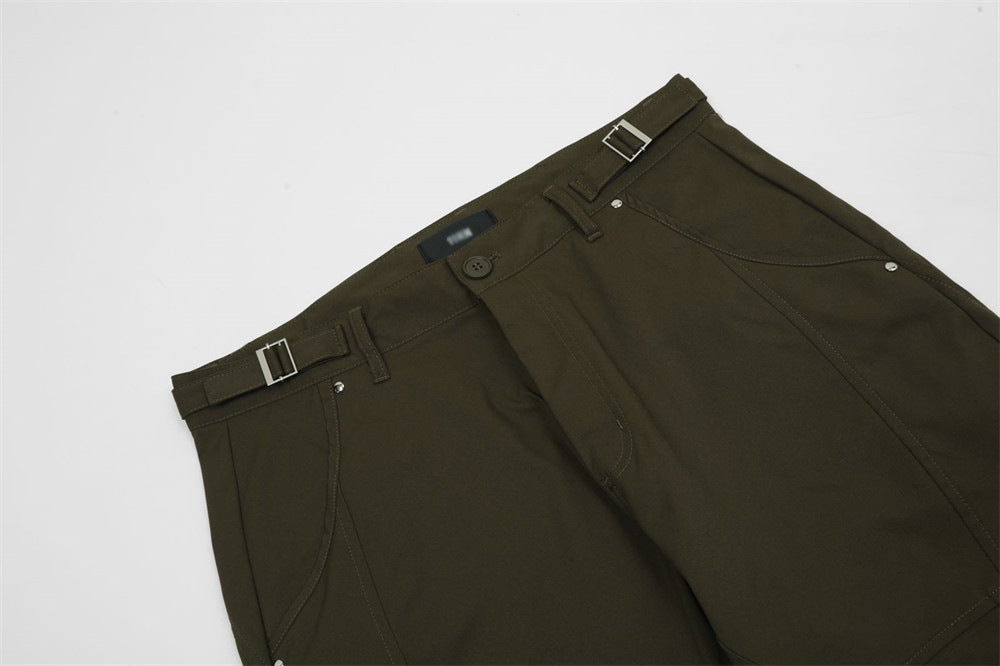 Workwear Multi-pocket Casual Trousers For Men