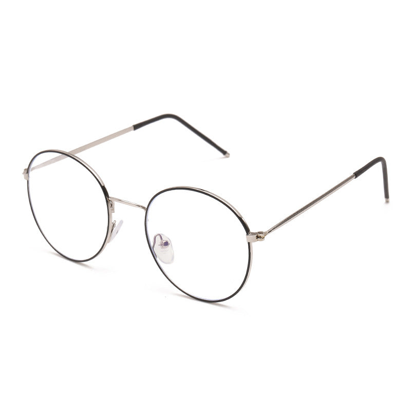 Anti Blue Glasses Metal Round Fashion