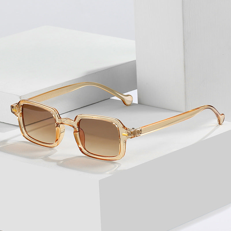 Fashionable New Vintage Square Rivet Glasses