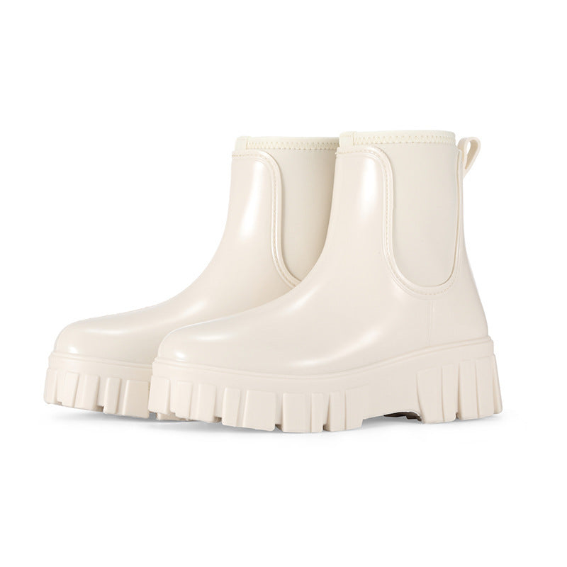 Height Increasing Waterproof Non-slip Low Tube Rain Boots