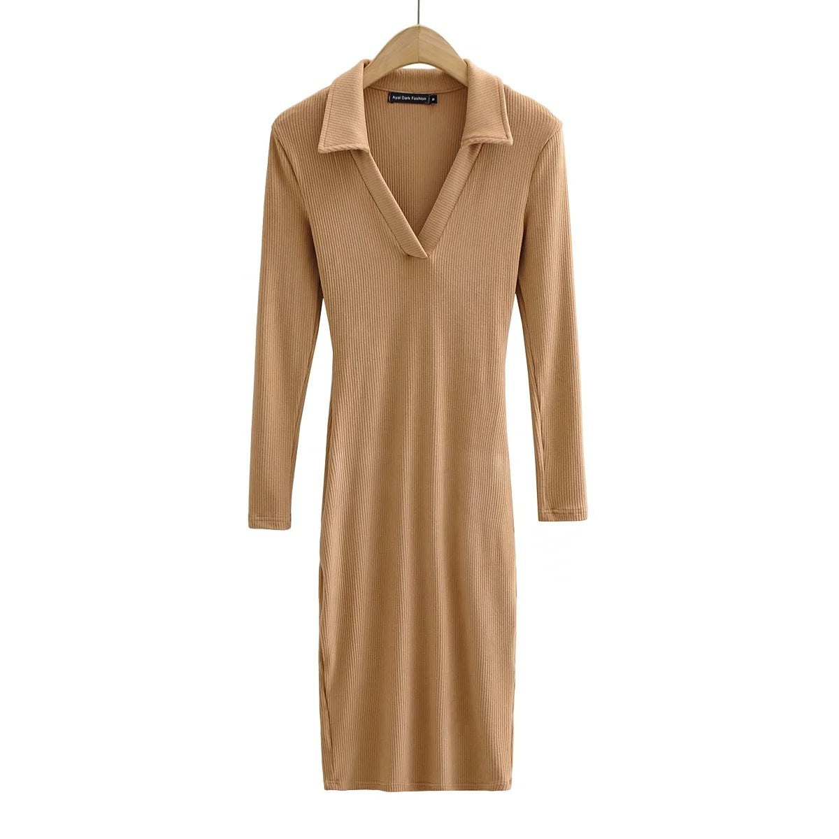 Women's Tight Deep V Neck Tight Hip Skirt