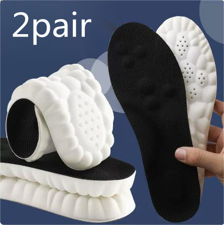 Soft Super Sports Shock Absorption Sweat-absorbent Sockliner With Massage Function