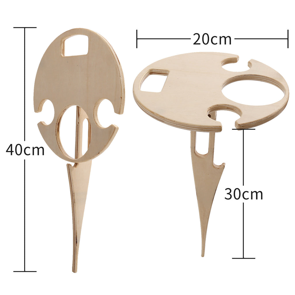 Outdoor Portable Folding Wine Table Red Wine Glass Wine Table Outdoor Beach Wine Table