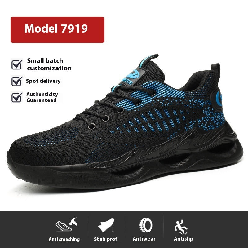 Breathable Labor Protection Shoes Puncture Resistant And Wear-resistant