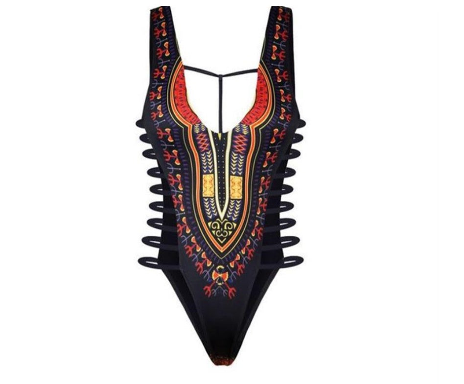 Retro Ankara One Piece